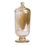 Цукерниця з кришкою скляна Ø10 см HP-YH-17 - Зображення 2