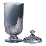 Цукерниця з кришкою скляна Ø 10 см HP-YH-18 - Зображення 3