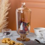 Цукерниця з кришкою скляна Ø10 см HP-YH-17 - Зображення 4