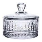 Цукерниця з кришкою скляна Ø 10 см кругла HP-YH-72