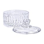 Цукерниця з кришкою скляна Ø 10 см кругла HP-YH-72 - Зображення 3