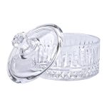 Цукерниця з кришкою скляна Ø 10 см кругла HP-YH-72 - Зображення 4