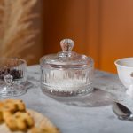 Цукерниця з кришкою скляна Ø 10 см кругла HP-YH-72 - Зображення 5