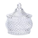 Цукерниця скляна з кришкою Ø 8 см кругла HP-YH-4 - Зображення 2