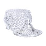 Цукерниця скляна з кришкою Ø 8 см кругла HP-YH-4 - Зображення 3