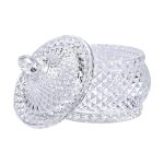 Цукерниця скляна з кришкою Ø 8 см кругла HP-YH-4 - Зображення 4