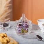 Цукерниця скляна з кришкою кругла Ø 8 см HP-YH-3 - Зображення 5