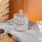 Цукерниця скляна з кришкою Ø 10 см дворівнева HP-YH-79 - Зображення 5