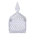 Цукерниця скляна з кришкою 8.5х8.5х15 см квадратна HP-YH-41 - Зображення 2