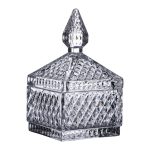 Цукерниця скляна з кришкою 8.5х8.5х15 см квадратна HP-YH-27 - Зображення 6