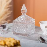 Цукерниця скляна з кришкою 8.5х8.5х15 см квадратна HP-YH-41 - Зображення 7