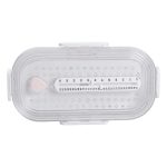 Контейнер для їжі пластиковий 32.5х17.5х6 см харчовий контейнер з індикатором дати 1 л Білий HP-27-7 - Зображення 6