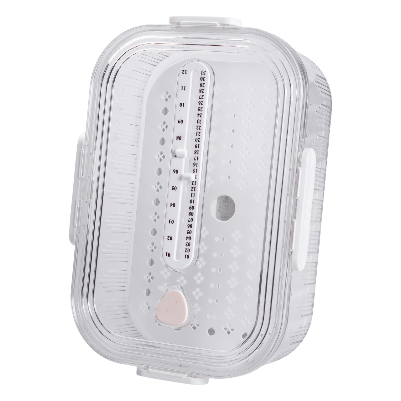 Контейнер для їжі пластиковий 32.5х22.5х11 см харчовий контейнер з індикатором дати 4.2 л Білий HP-27-2 - Зображення 8