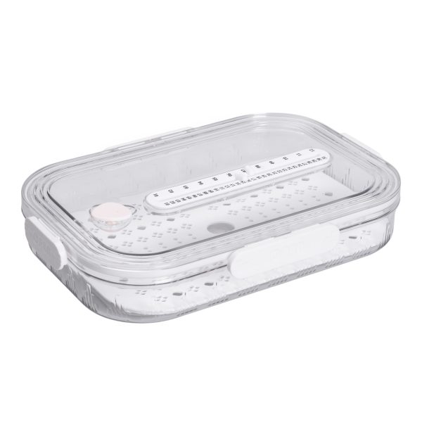 Пластиковий контейнер для їжі 32.5х22.5х6 см Білий HP-27-6