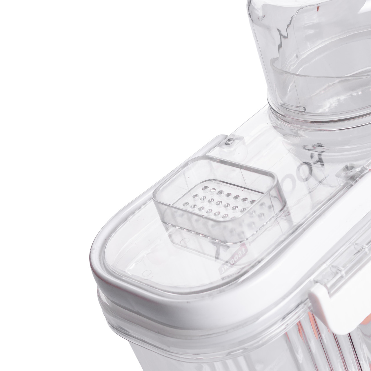 Контейнер для зберігання сипучих продуктів 20х11х22 см з дозатором і мірною шкалою ємність для круп 2л HP-27-13 - Зображення 8