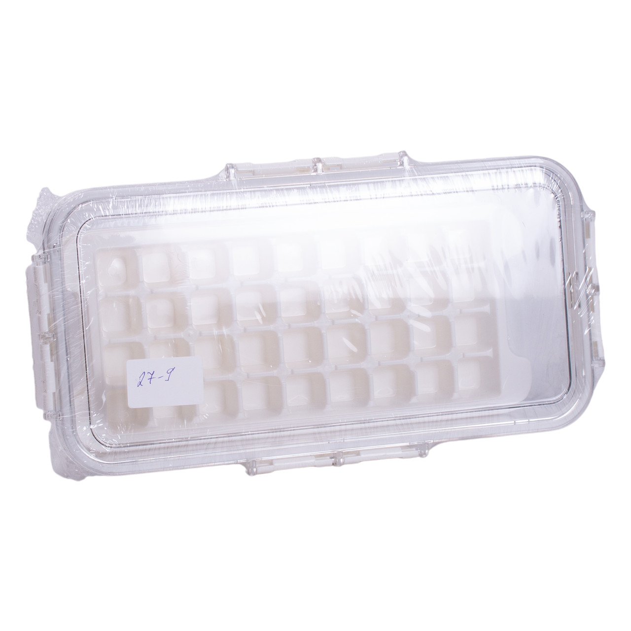 Контейнер для заморозки льоду з кришкою 72 відсіку 30.5х16х7.5 см харчовий контейнер пластиковий Бежевий HP-27-9 - Зображення 7