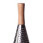 Conical three-sided stainless steel hand grater with wooden handle 11×24 (cm) HP-8-3 - Зображення 3
