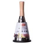 Conical three-sided stainless steel hand grater with wooden handle 11×24 (cm) HP-8-3 - Зображення 6