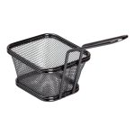 Кошик сервірувальний для подачі картоплі фрі та снеків 10.5×9×5.5 см Чорний HP-19-4-S-B - Зображення 2