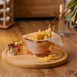 Кошик сервірувальний для картоплі фрі та снеків 13×11×7 см Рожеве золото HP-19-4-L-R - Зображення 4