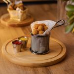 Кошик сервірувальний для картоплі фрі та снеків 9×9×9 см Чорний HP-19-5-B - Зображення 5