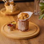 Кошик сервірувальний для картоплі фрі та снеків 9×9×9 см Рожевий HP-19-5-R - Зображення 5