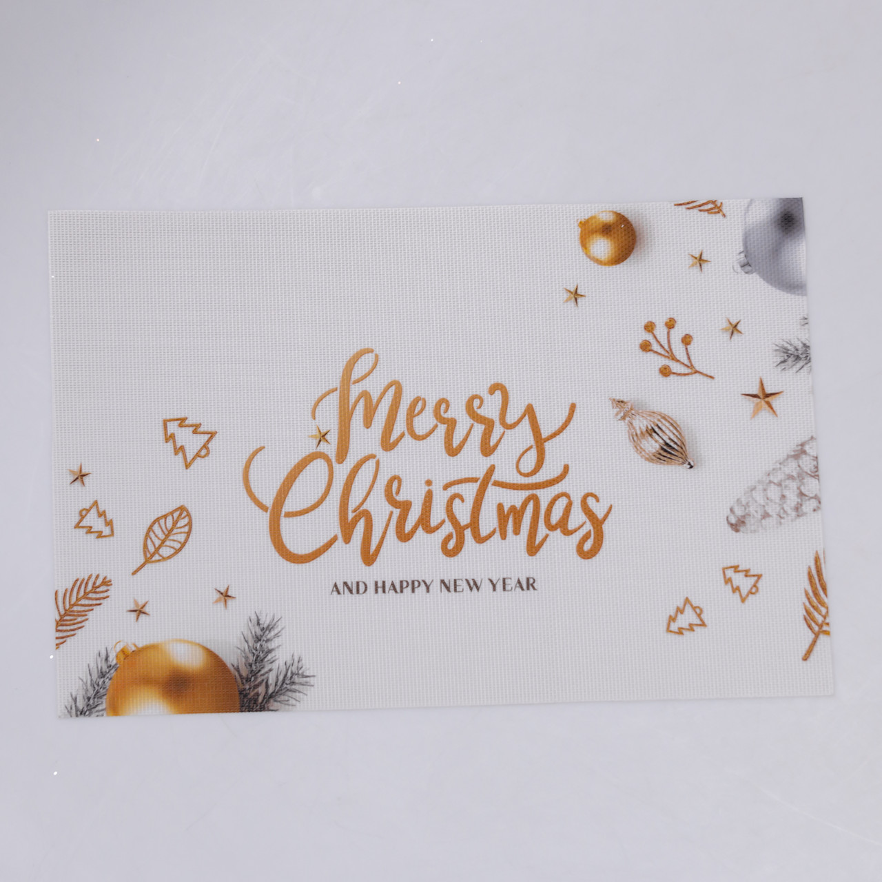Килимок для сервірування столу Merry Christmas and Happy New Year 45*30 см HP-36327-3 - Зображення 1