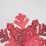 Килимок для сервірування столу Snowflake 38 см, червоне золото HP-36327-14 - Зображення 3