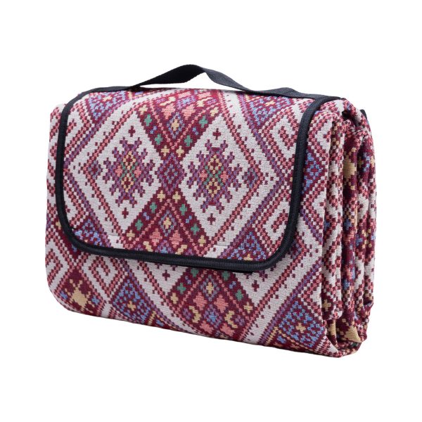 Жакардовий килимок для пікніка, червоний LU012R