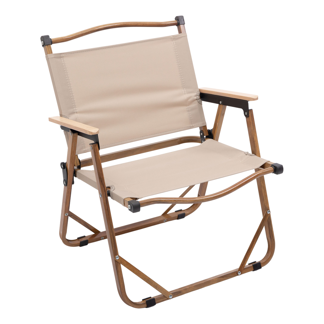 Крісло розкладне туристичне 52×53×77 см крісло Бежеве HP-SY-1B - Зображення 2