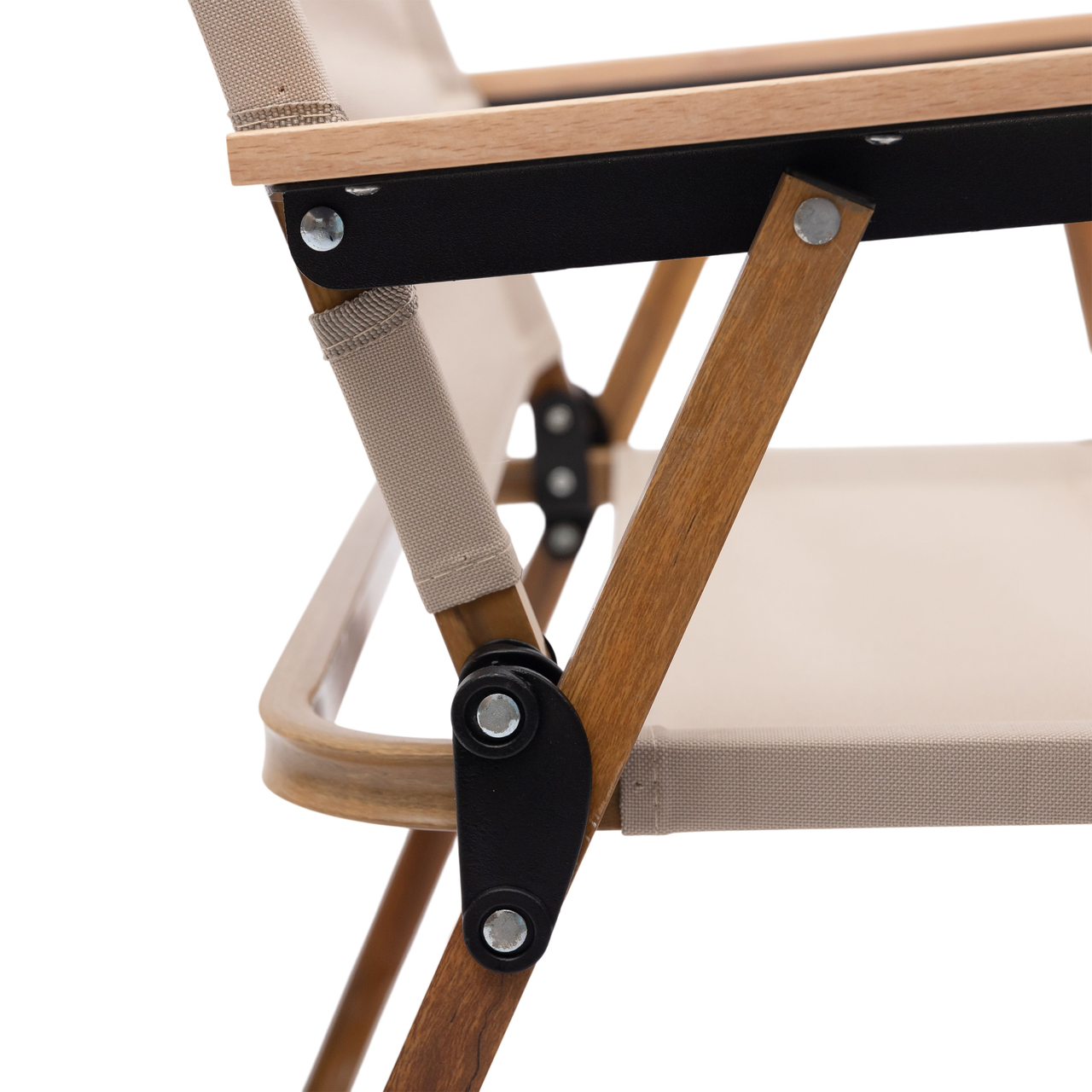 Крісло розкладне туристичне 52×53×77 см крісло Бежеве HP-SY-1B - Зображення 5