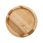 Кругла дошка для сервірування 25 см для подачі нарізок, ясен T2W250
