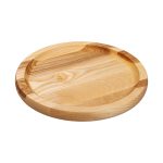 Кругла дошка для сервірування 25 см для подачі нарізок, ясен T2W250 - Зображення 3