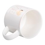 Чашка порцелянова 350 (мл) для кави та чаю Love Біла RX-N240126WL - Зображення 3