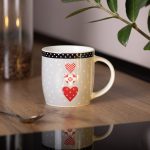 Чашка порцелянова 400 (мл) для чаю та кави RX-N240147R - Зображення 4