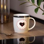 Чашка порцелянова 400 (мл) для чаю та кави RX-N240147G - Зображення 4