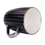 Чашка порцелянова 400 (мл) із сріблястим обідком та ручкою для чаю Чорна RX-N231315B - Зображення 2