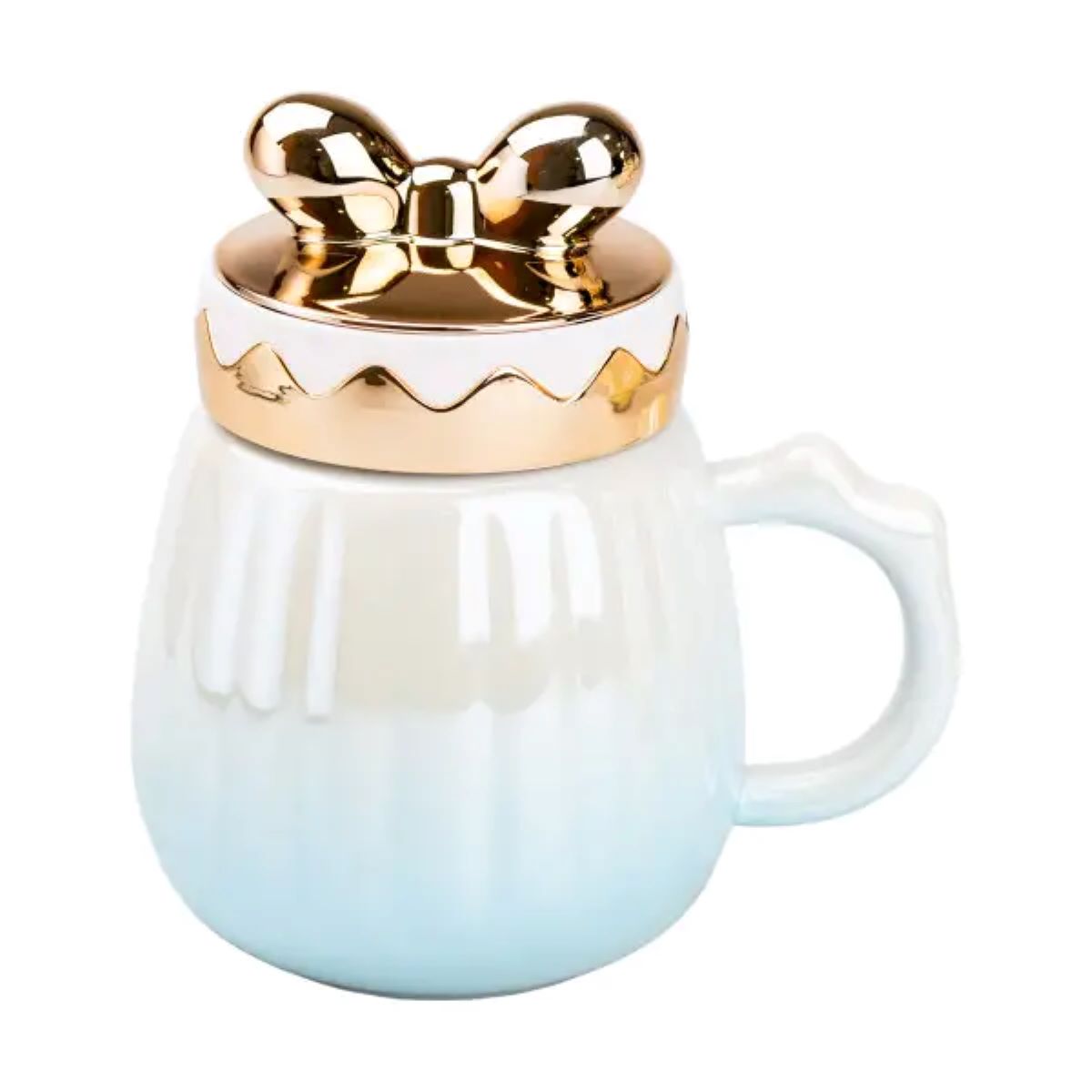 kruzhka_keramicheskaya_life_500_ml_s_kryshkoy_goluboy_gradient Чашка порцелянова 500 мл із кришкою Блакитна HP7194BL - Зображення 1