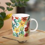 Кружка порцелянова з малюнком 400 (мл) для чая та кави RX-N240472R - Зображення 4