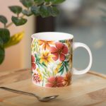 Кружка порцелянова з малюнком 400 (мл) для чая та кави RX-N240472Y - Зображення 4