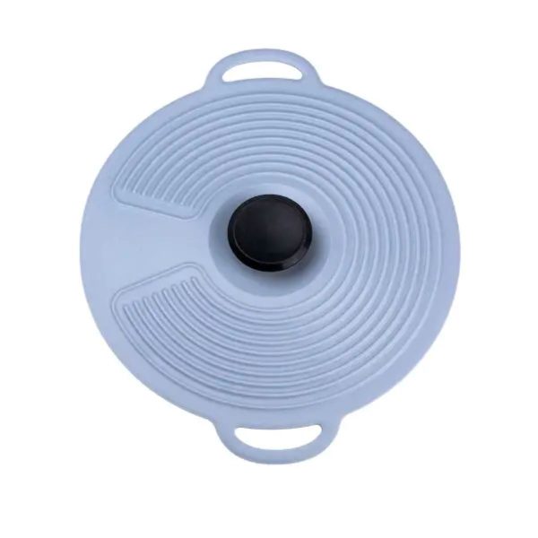 Універсальна багаторазова силіконова кришка 24 х 20.4 см Сірий HP34540S