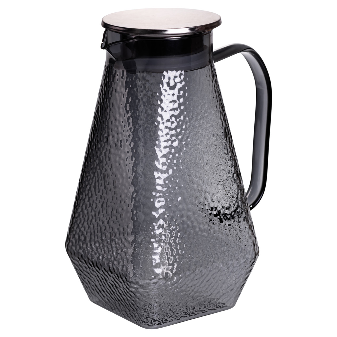 Глечик 1.8 л зі склянками 6 штук по 200 (мл) графин для компоту соку води лимонаду глечик для напоїв Сірий HP-19-38S - Зображення 5