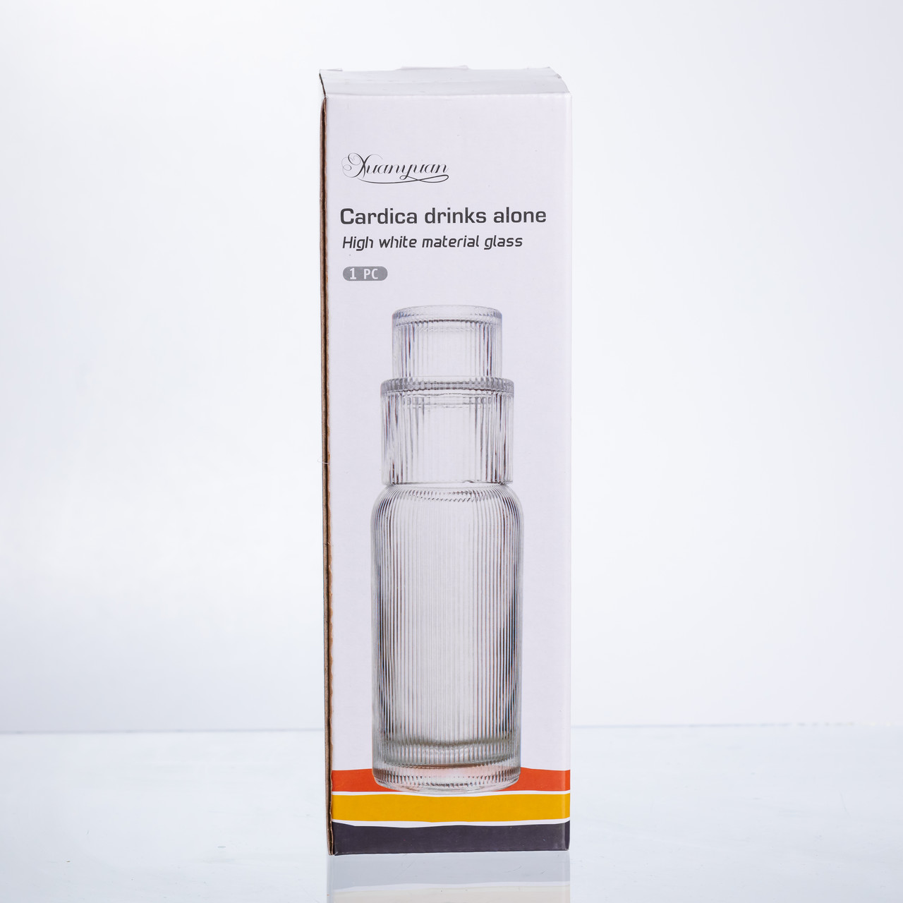 Глечик 700 мл зі склянкою 1 (шт) для напоїв Прозорий HP-19-L2 - Зображення 4