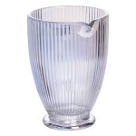 Глечик скляний 1,2 л ребристий фігурний HP7118RB - Зображення 2