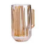 Глечик для напоїв 1.2 л з товстого скла бурштиновий HP524 - Зображення 2