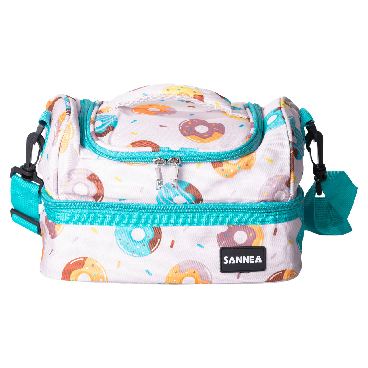 lanch_beg_25_15_15_sm_sumka_dlya_edy_v_shkolu_termosumka_7_l_detskaya_dlya_lancha_piknika_rozovyy Ланч бег 25×15×15 (см) сумка для їжі в школу термосумка 7 (л) дитяча для ланчу, пікніка Рожевий HP-14-11 - Зображення 1