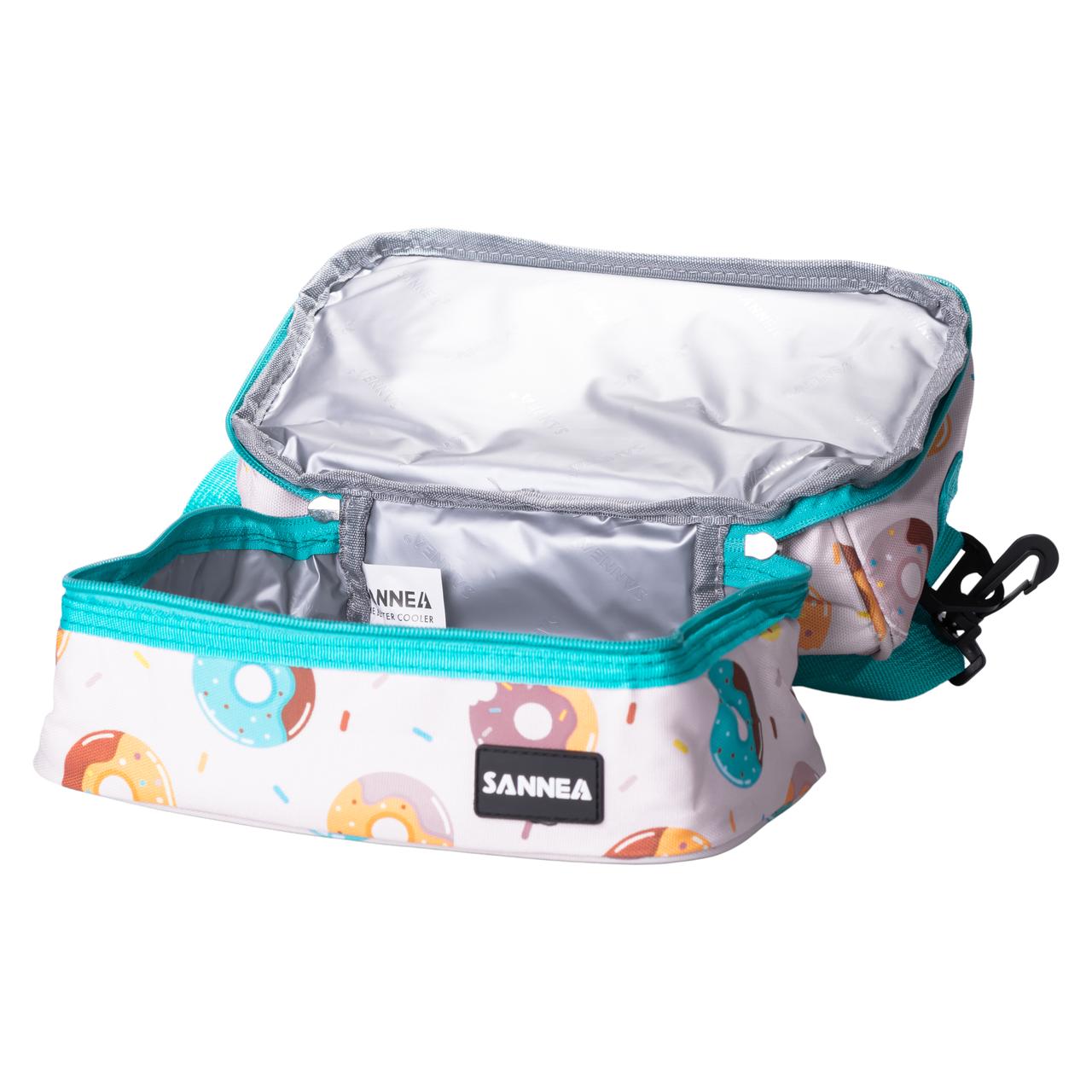 Ланч бег 25×15×15 (см) сумка для їжі в школу термосумка 7 (л) дитяча для ланчу, пікніка Рожевий HP-14-11 - Зображення 3