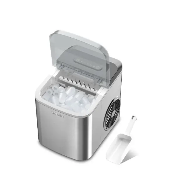 ledogenerator_dlya_doma_bara_nastolnyy_112_vt_kompaktnyy_generator_dlya_palchikovogo_pustoletnogo_lda Льодогенератор для дому SOKANY 112 Вт SK-03047 - Зображення 1