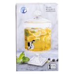 Лимонадниця з краном на підставці скляна 4,5 л HP-19-4 - Зображення 4