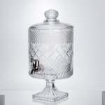 Лимонадниця з краном на підставці скляна 4,5 л HP-19-4 - Зображення 6